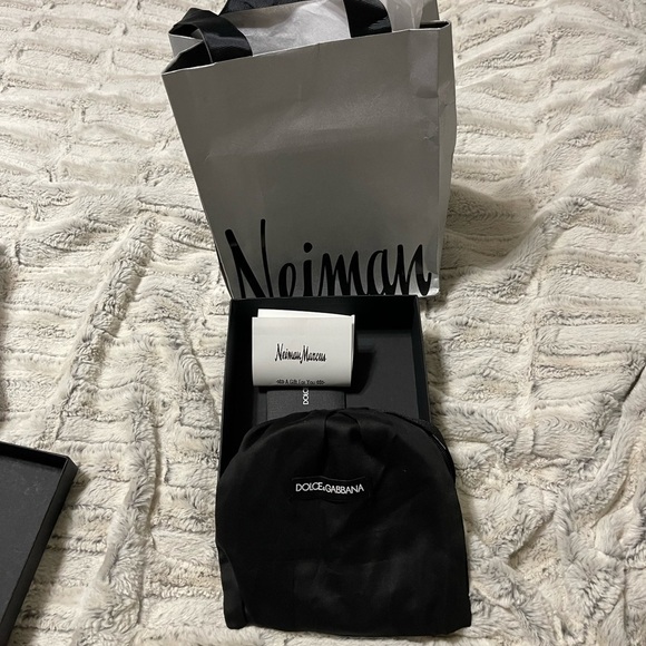 đ
șNWT Dolce & Gabbana DG Logo Leather Belt, Black Size EU 80 - Picture 10 of 11